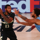 Police in Milwaukee pinned Sterling Brown (l.) against parking lot asphalt and hit him with a stun gun.